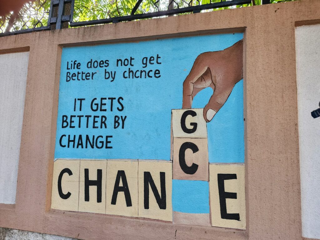 a sign on a building